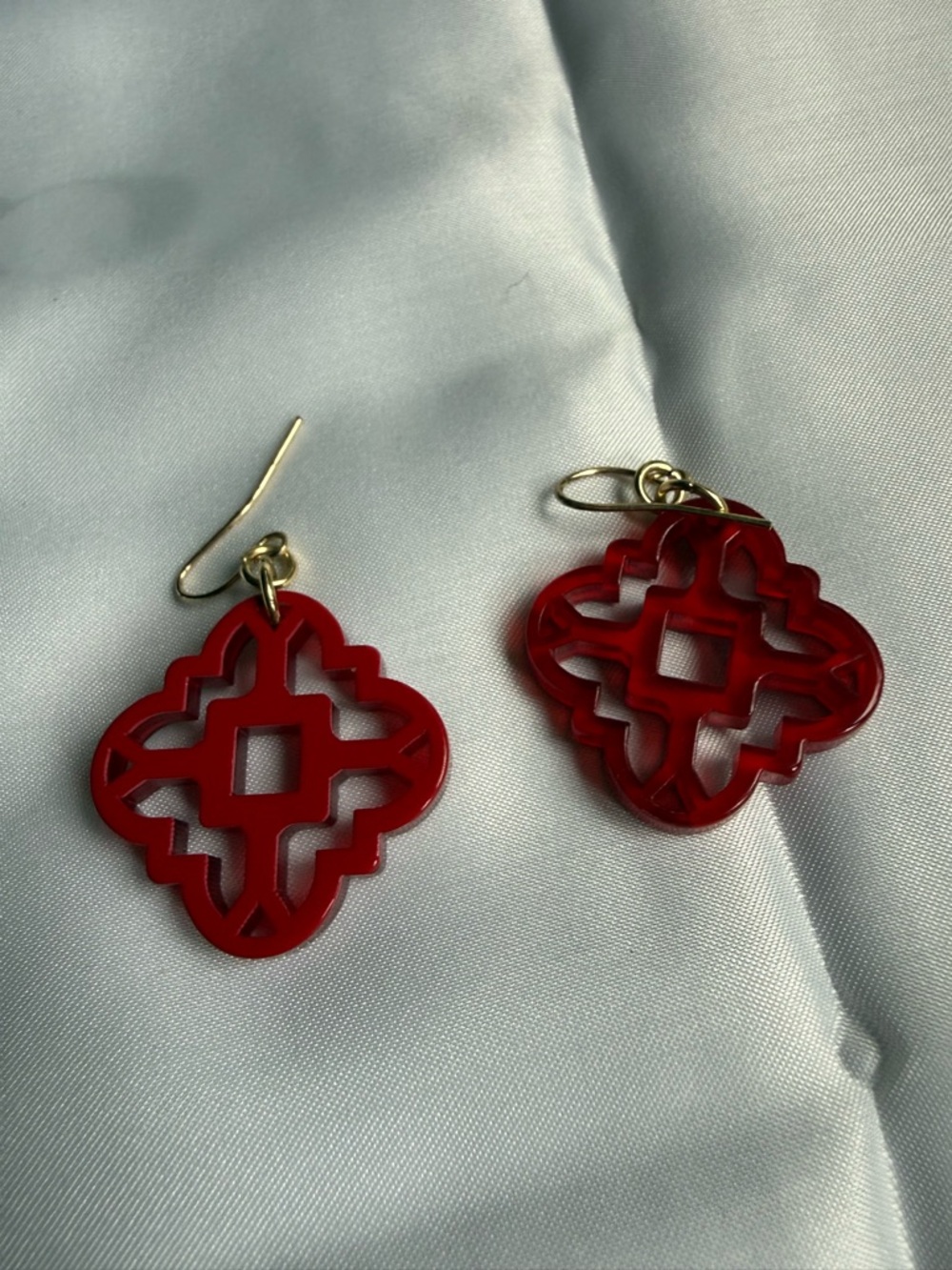 Red Dangle Earrings - Women's Jewelry